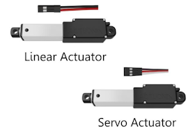 actuator vs servo